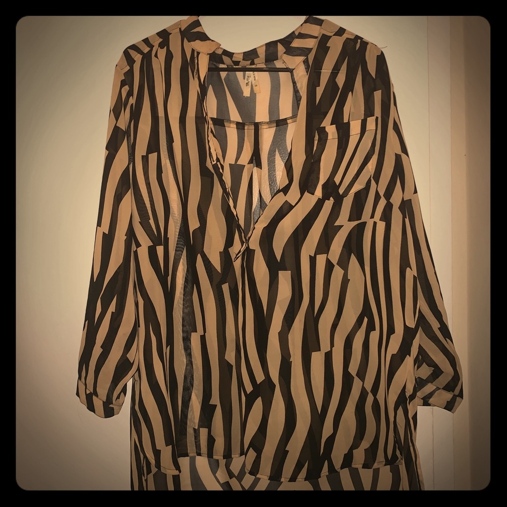 Sheer blouse